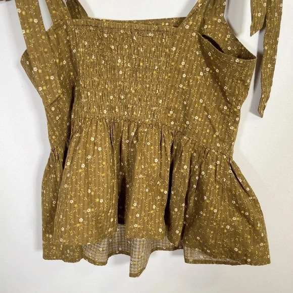 Madewell  Rosalie Tie-strap Tank Tops In Daisy Stitch - Picture 12 of 13